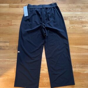 ALO Yoga Black Wide-Leg Track Pants